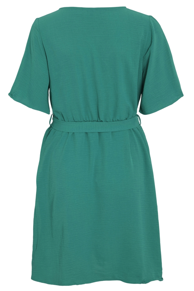 VIJOSA 2/4 WRAP DRESS 14101657 Cadmium Green